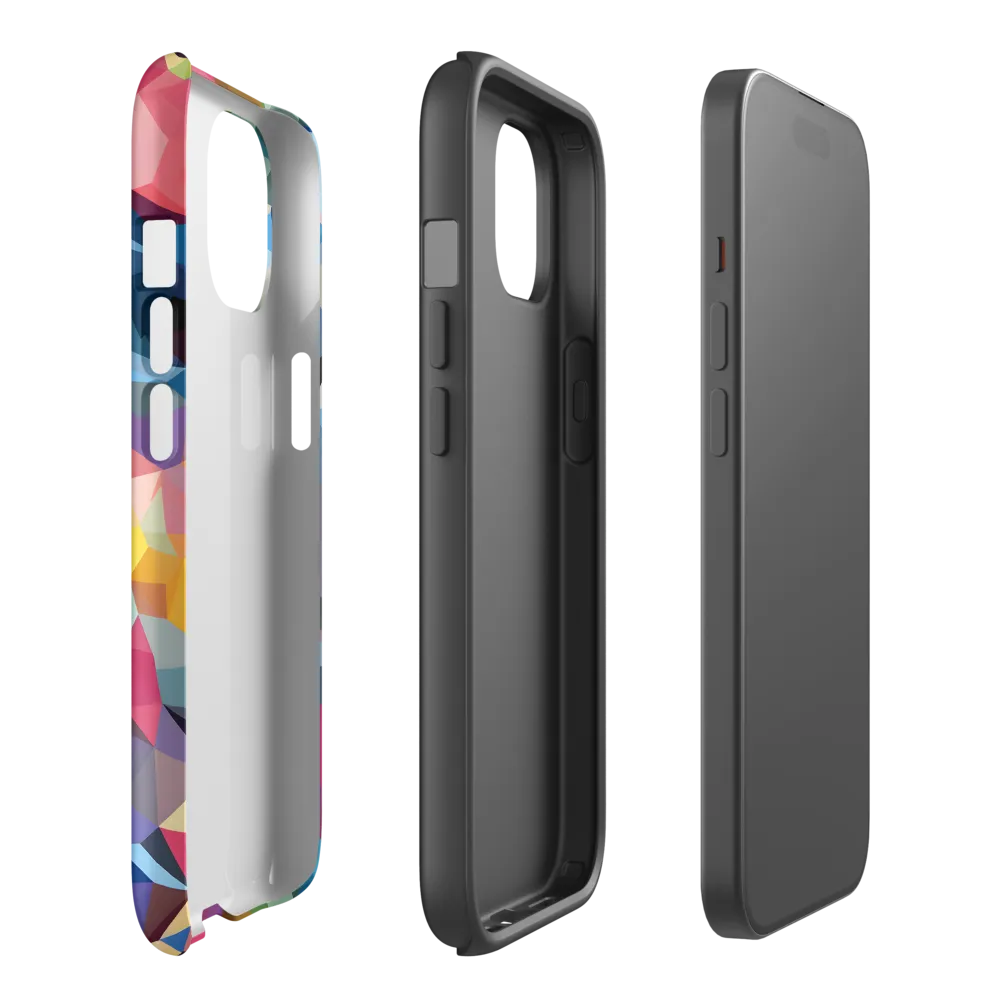 Playful Geometry: The Bear's Face | Phone Case |  15 | Tough Case | Matte