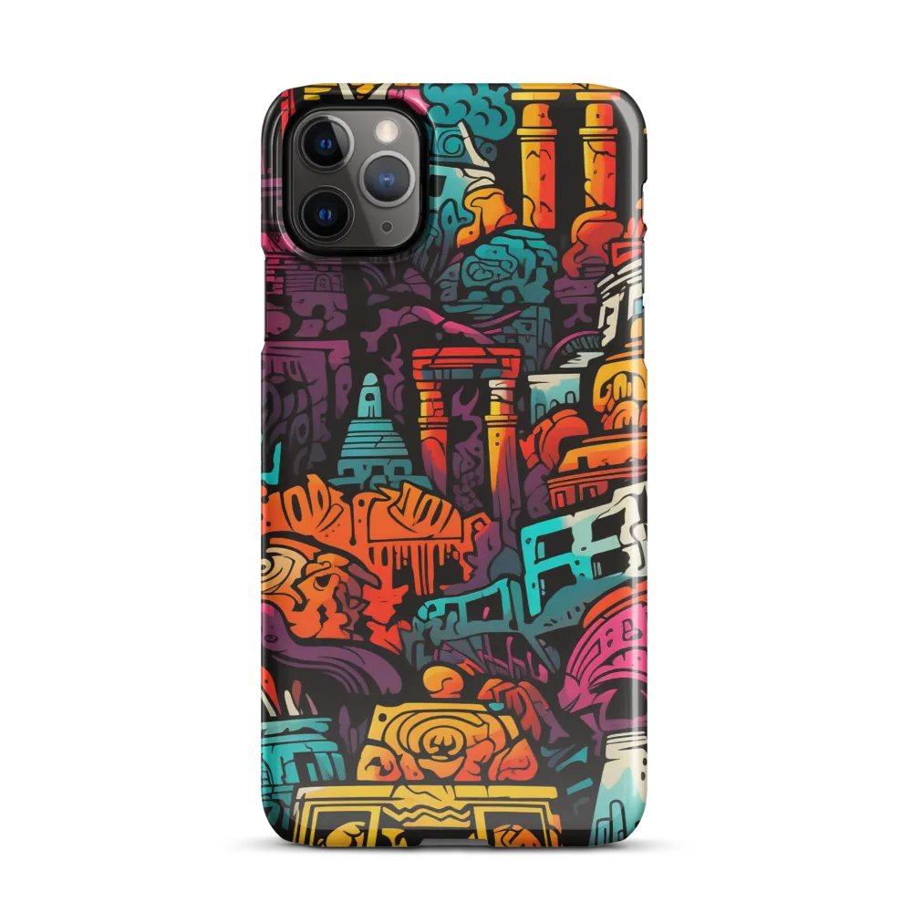 Vibrant Urban Surrealism | Phone Case |  11 Pro Max | Snap Case | Glossy