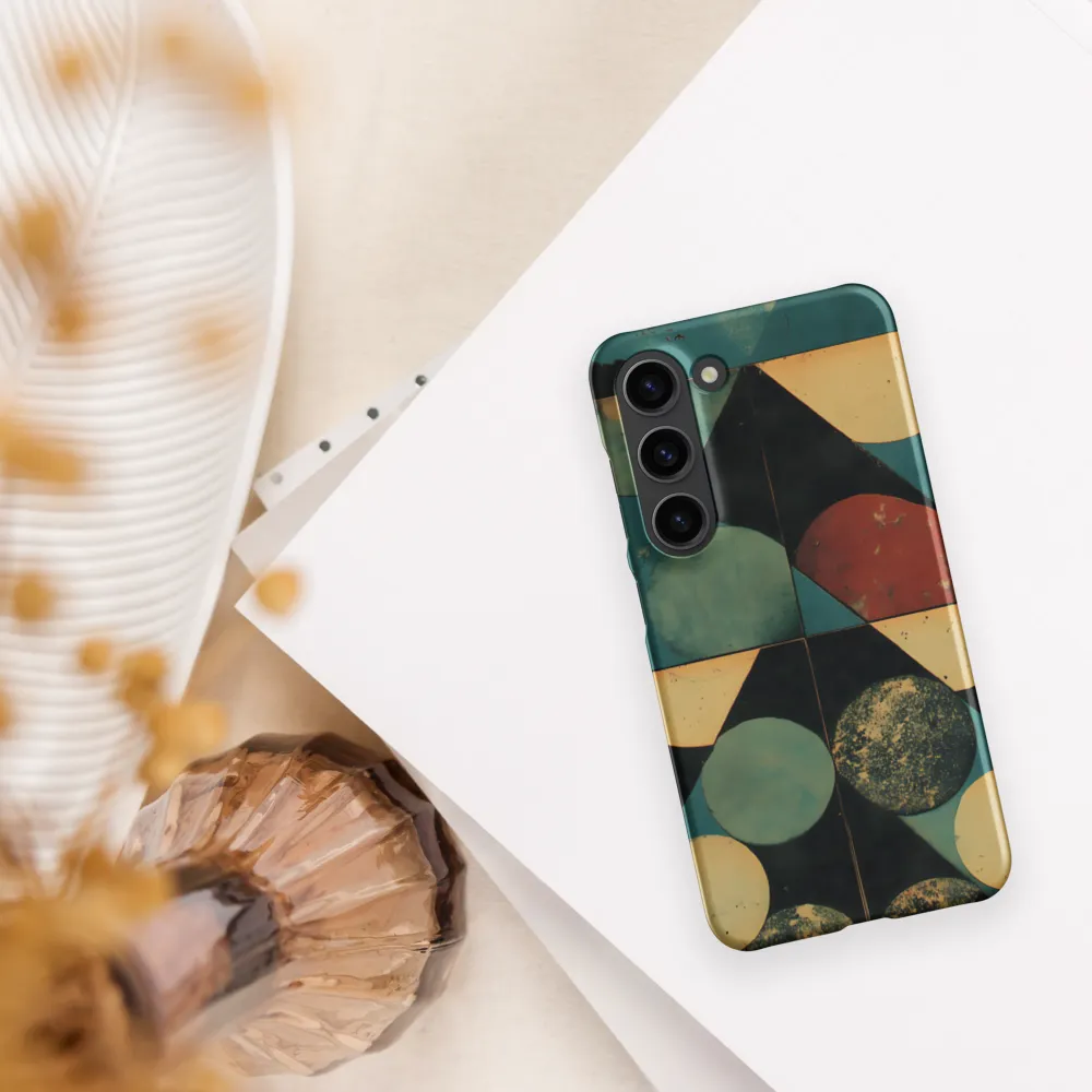 Geometric Harmony | Phone Case |  S23 | Snap Case | Matte