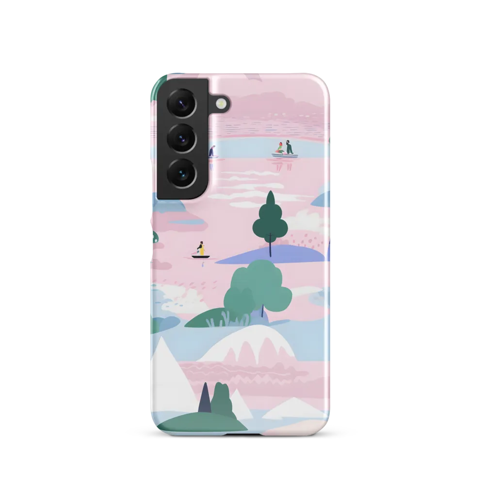 Whimsical Reflections: A Journey Through Landscapes | Phone Case |  S22 | Snap Case | Glossy