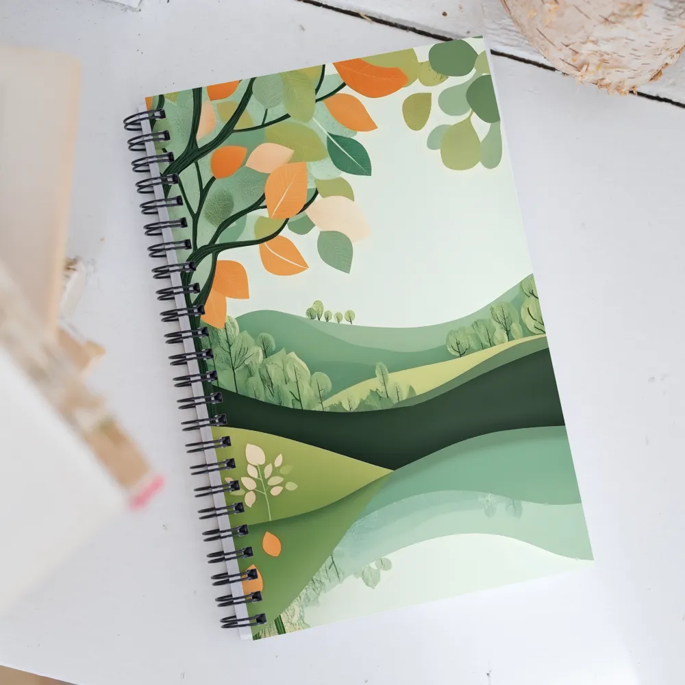 Autumn's Reflection | Spiral Notebook