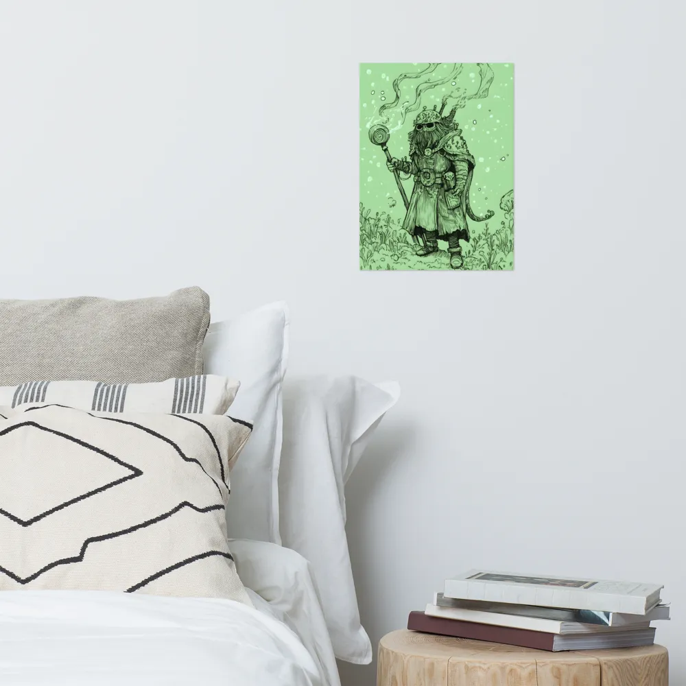 The Enigmatic Wizard | Poster | 12″×16″