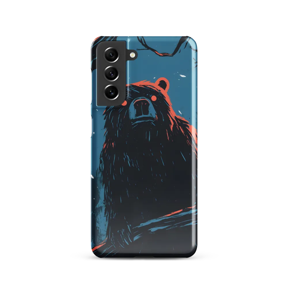 Eerie Majesty: A Bear in the Night
