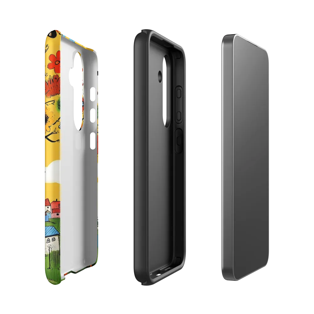 Whimsical Blooms of Life | Phone Case |  S24 | Tough Case | Matte