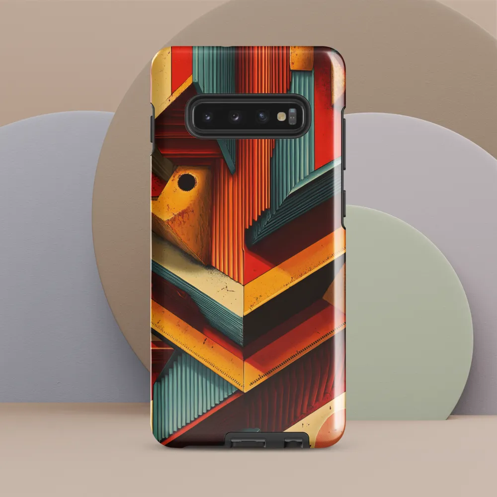 Geometric Harmony | Phone Case |  S10 Plus | Tough Case | Glossy