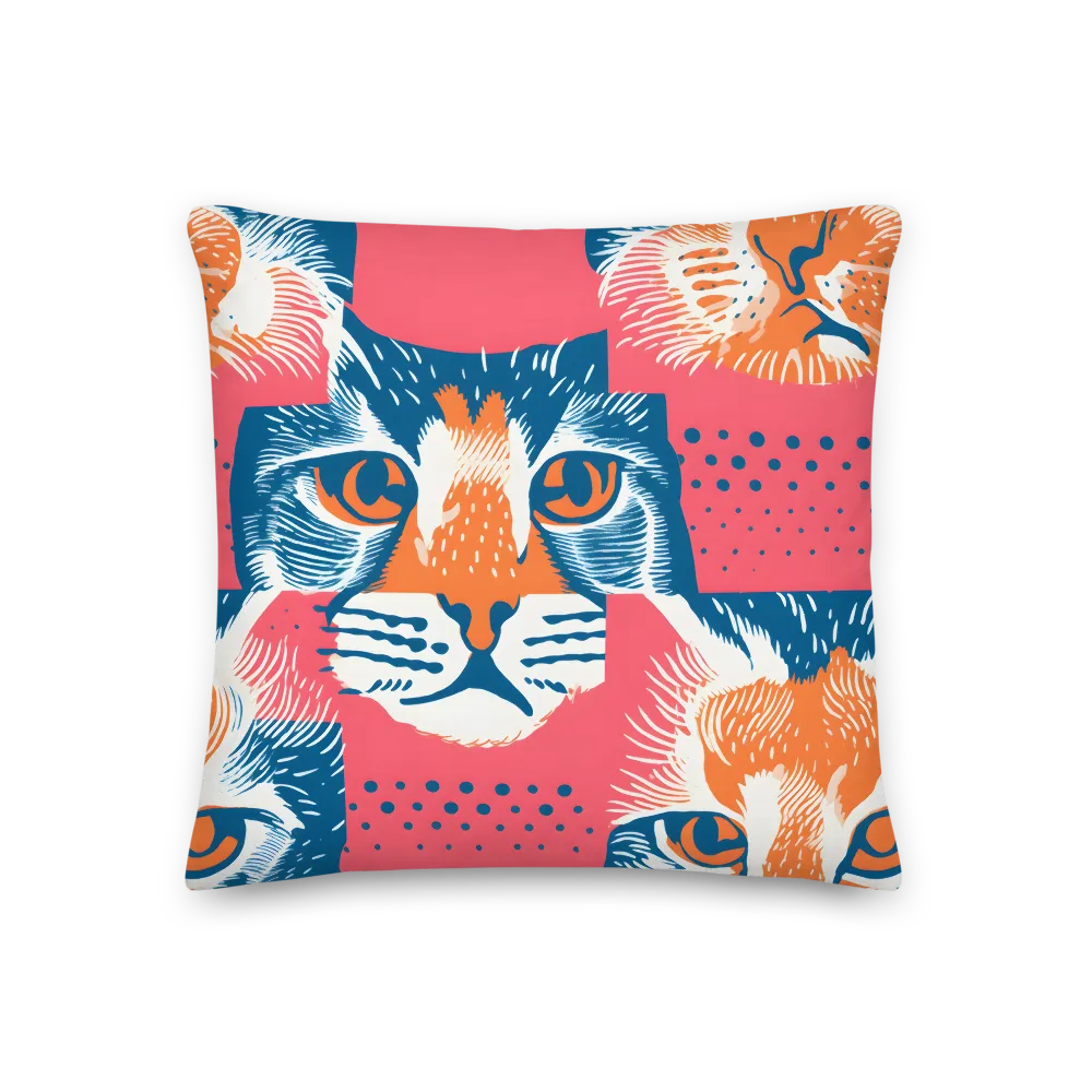 Feline Fantasia | Pillow | 18″×18″