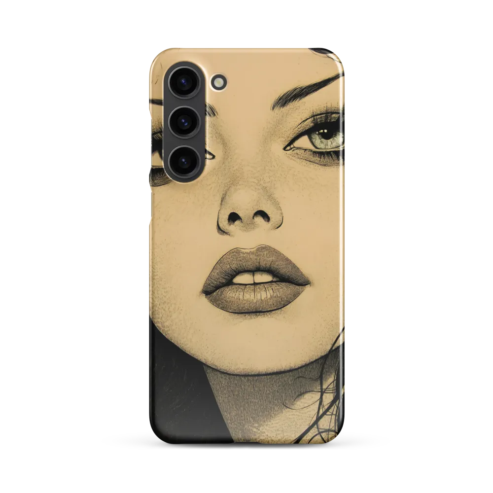 Enigmatic Gaze | Phone Case |  S23 Plus | Snap Case | Glossy