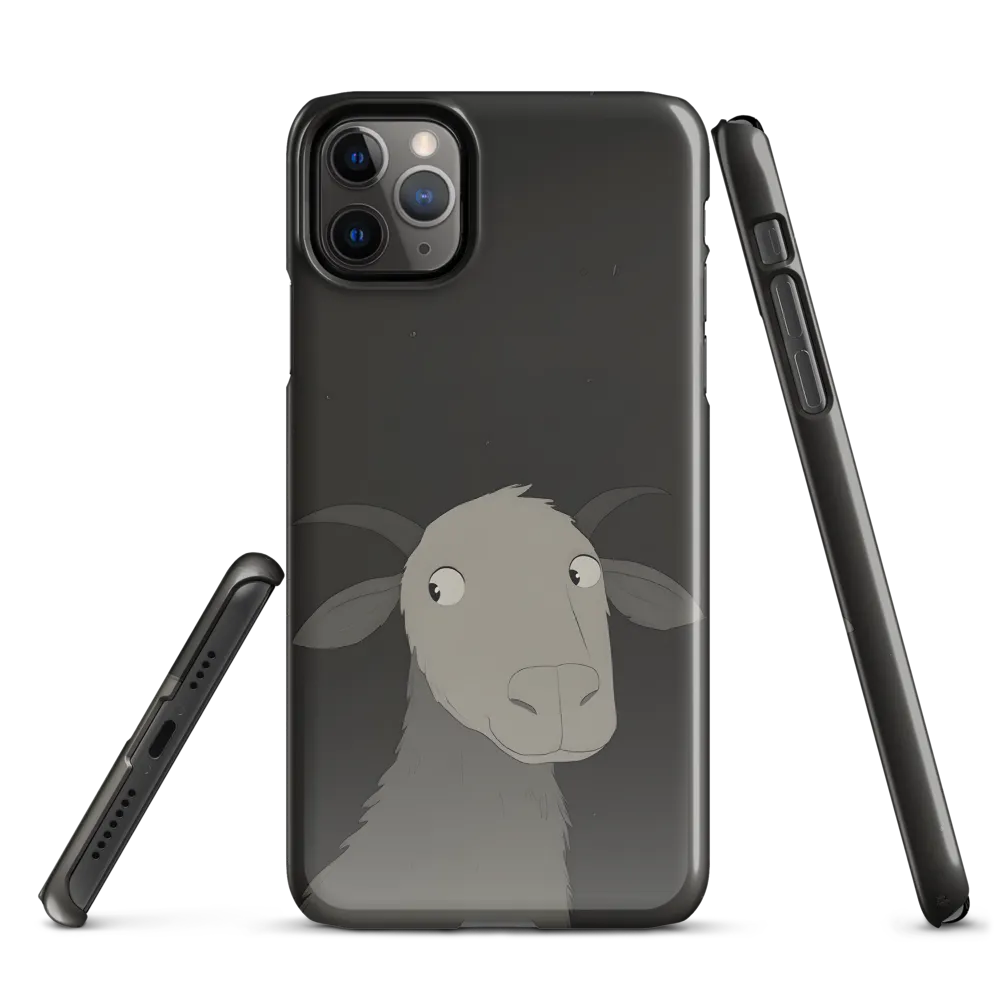 Whimsical Goat in Darkness | Phone Case |  11 Pro Max | Snap Case | Glossy