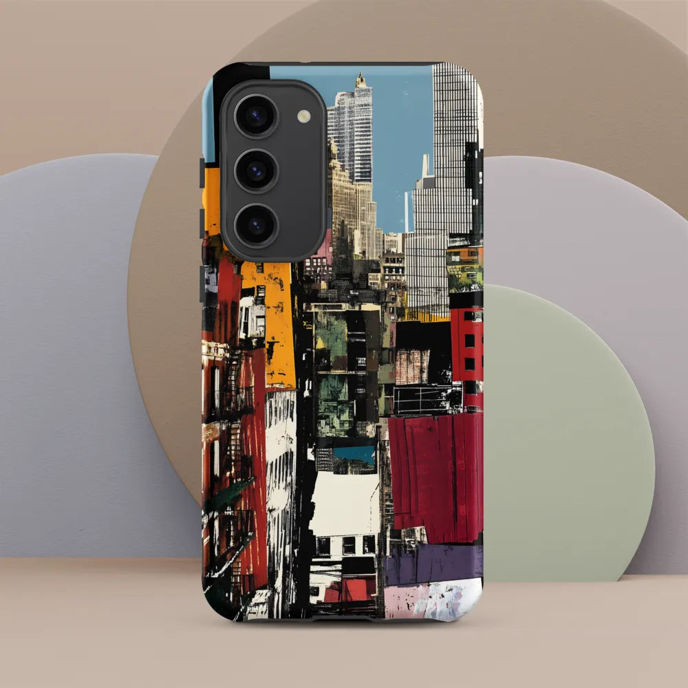 Urban Collage: A Vivid Cityscape