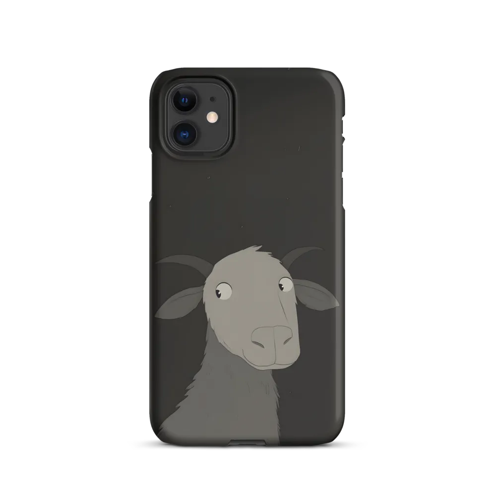 Whimsical Goat in Darkness