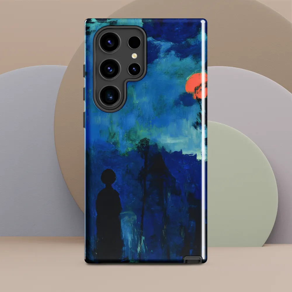 Solitude in Blue | Phone Case |  S24 Ultra | Tough Case | Glossy