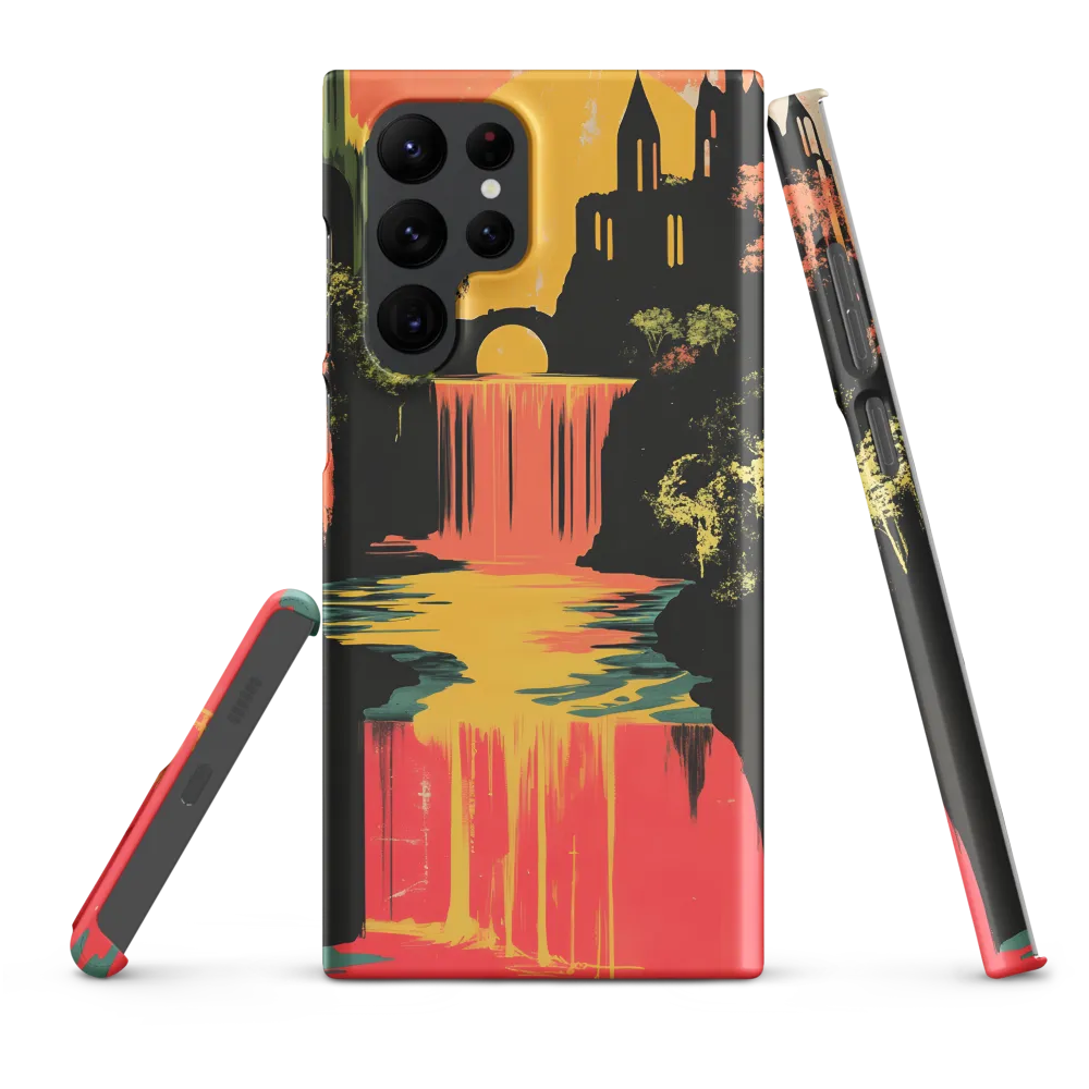 Elysian Echoes: A Surreal Reflections | Phone Case |  S22 Ultra | Snap Case | Matte