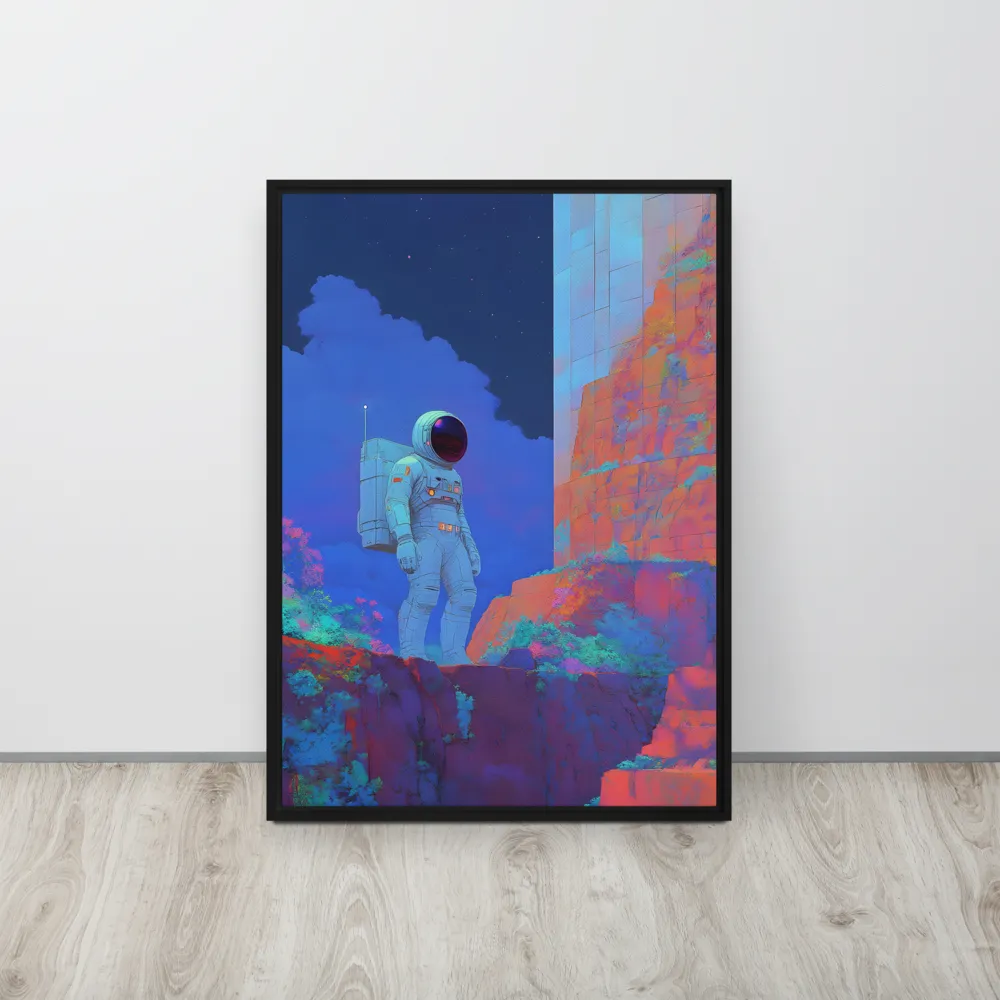 Interstellar Reflections | Canvas with Black Frame | 20″×28″