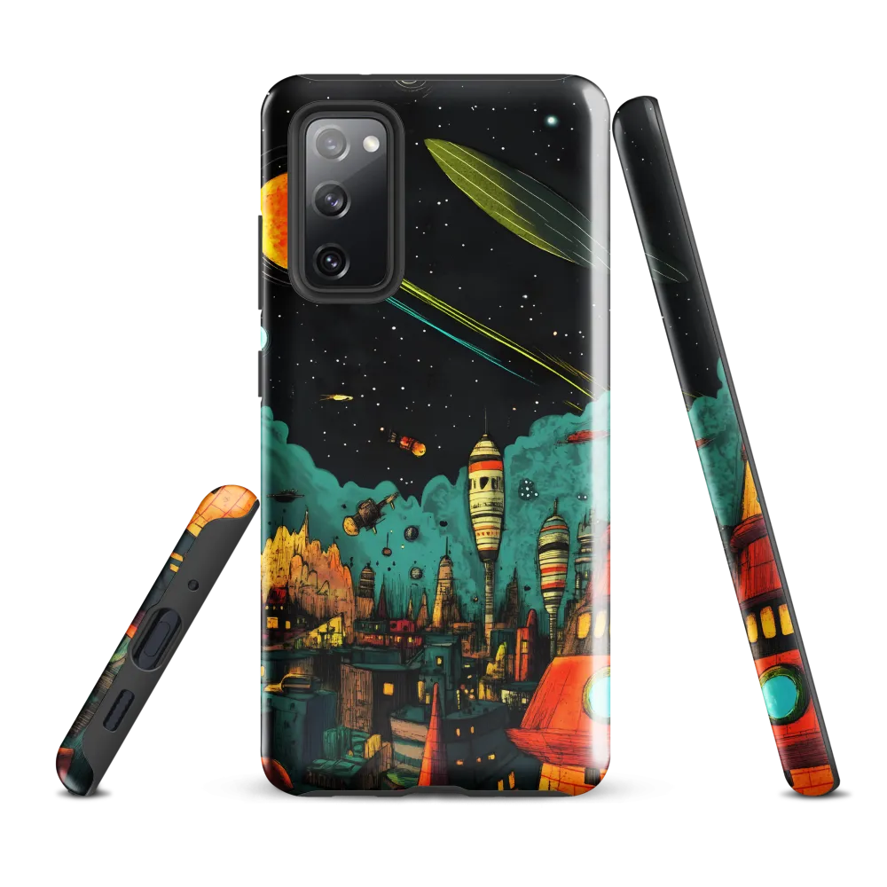 Galactic Cityscape: A Journey Through Imagination