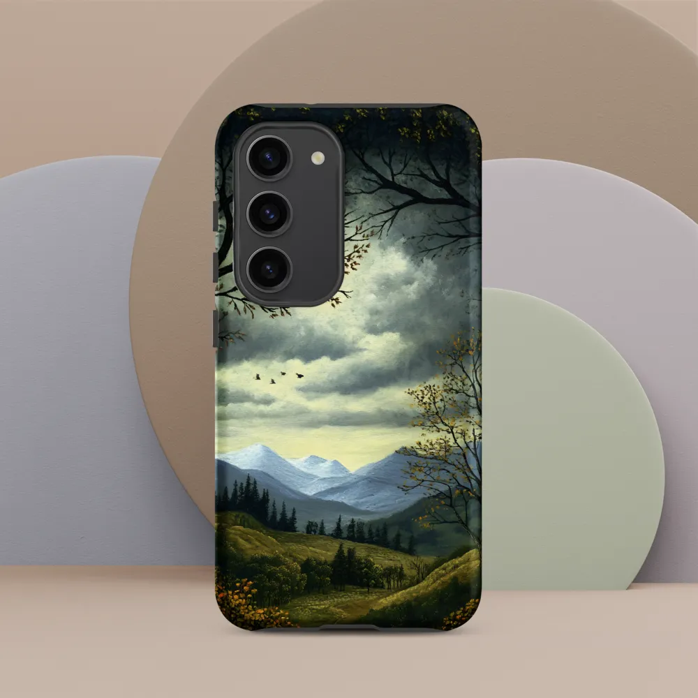 Nature's Embrace: A Tranquil Mountain Landscape