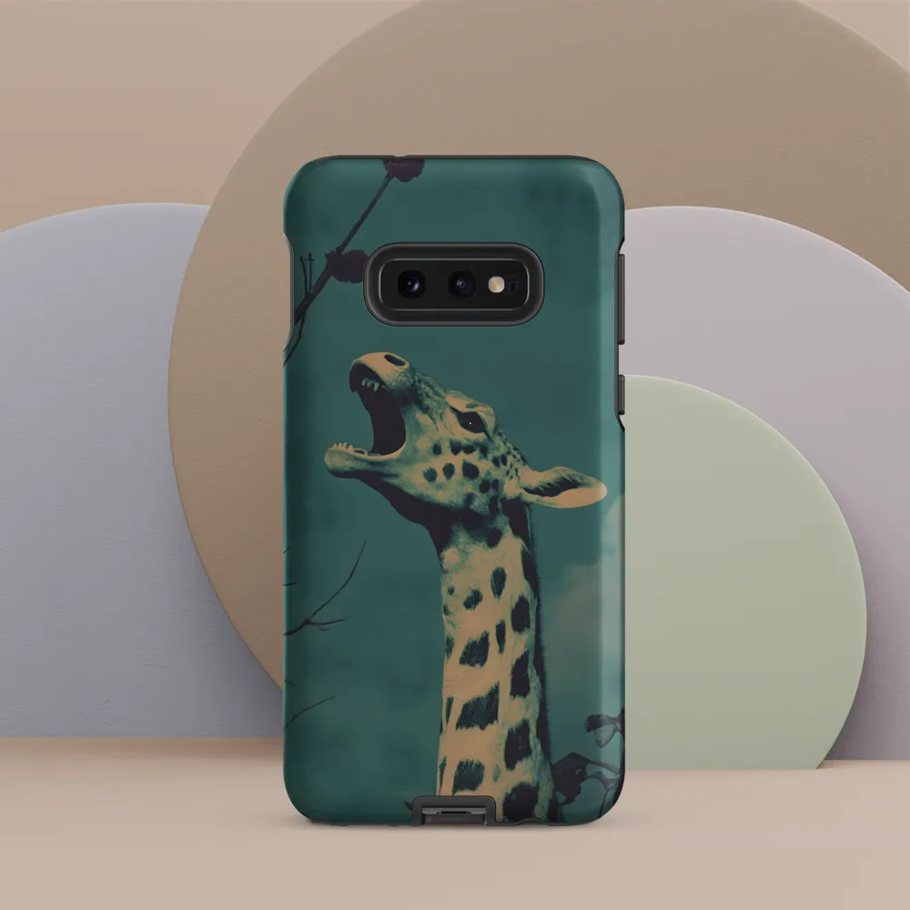Whispers of the Tall: A Surreal Giraffe Encounter