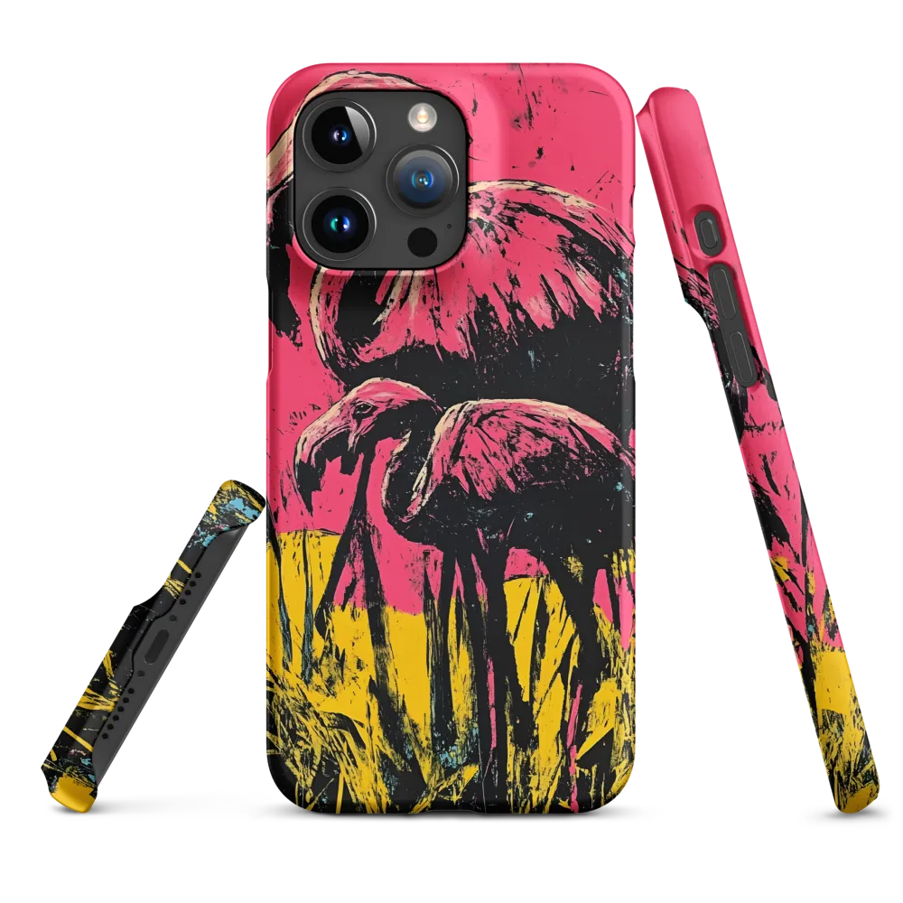 Flamingo Duet: A Pop Art Expression