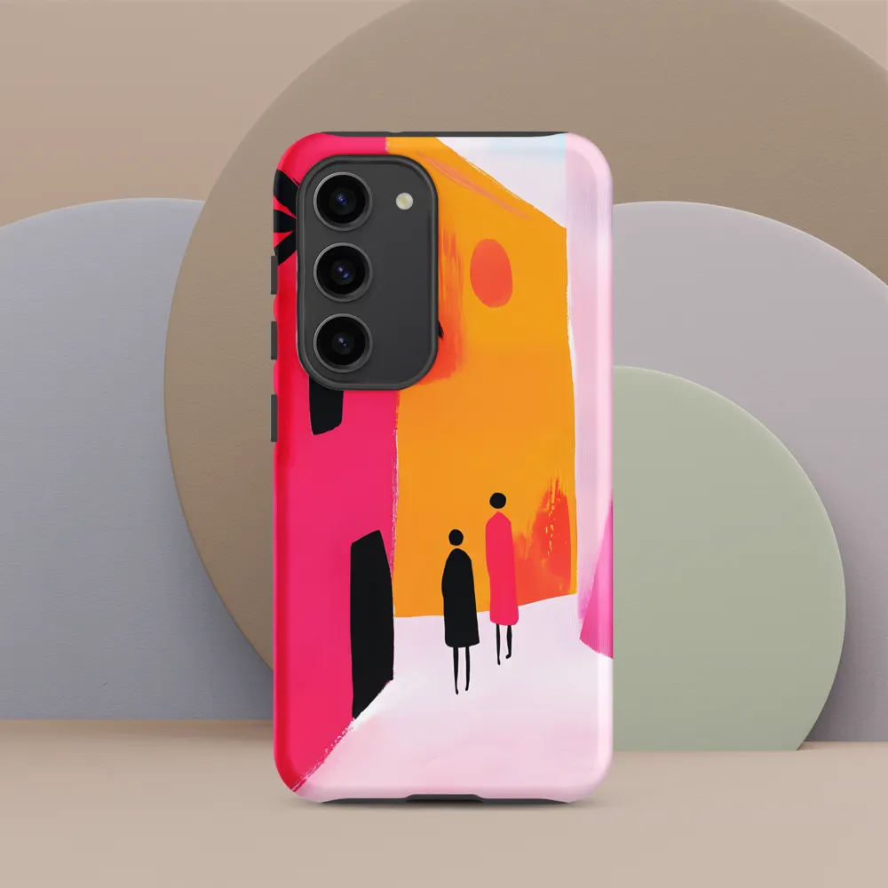 Whispers of Color in the City | Phone Case |  S23 | Tough Case | Matte