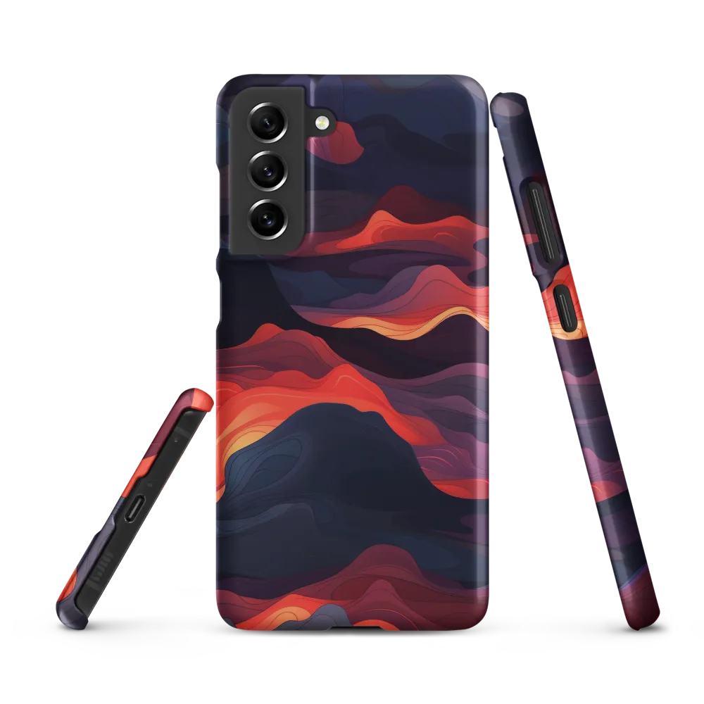 Ethereal Waves of Color | Phone Case |  S21 FE | Snap Case | Matte