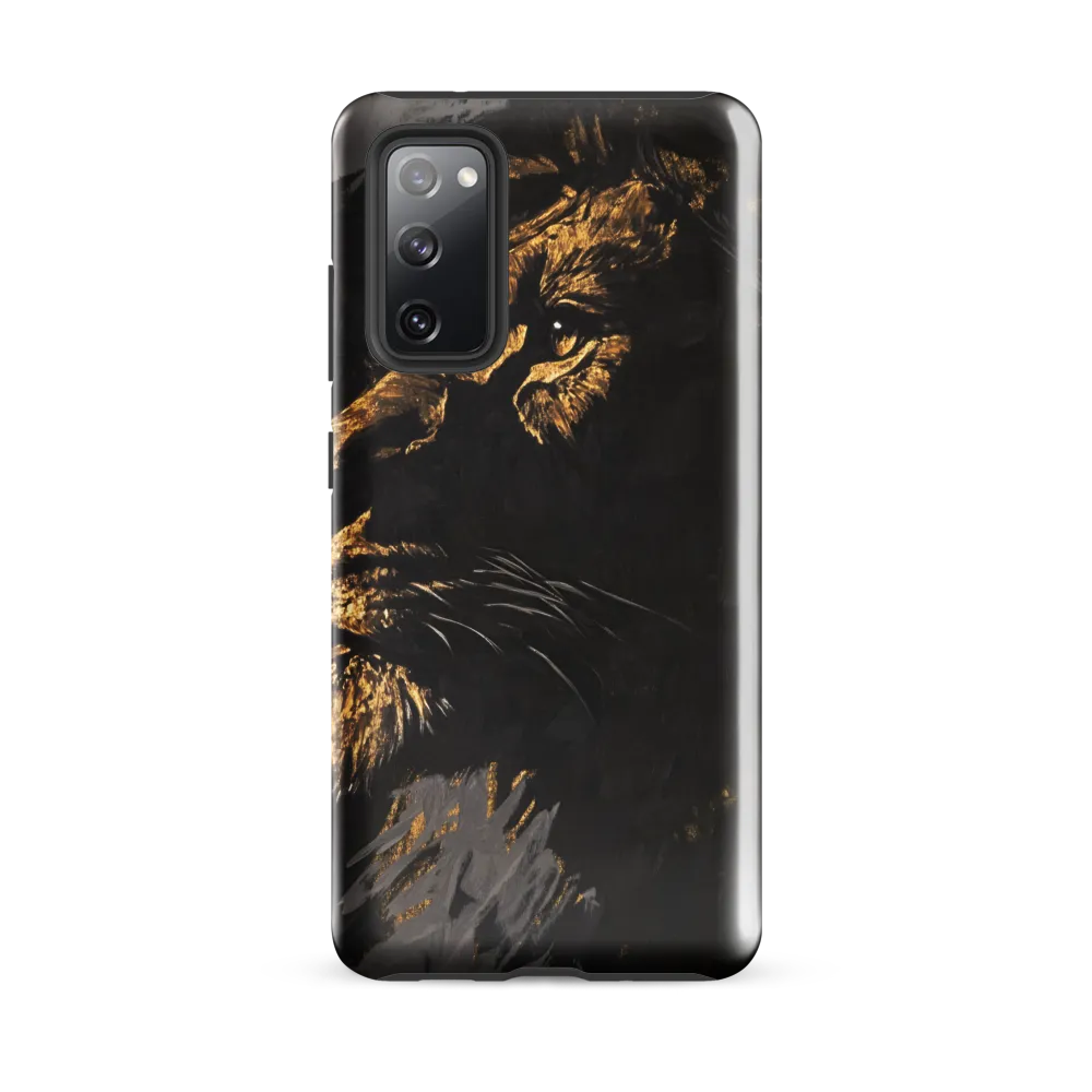 Majestic Gaze: The Golden Lion