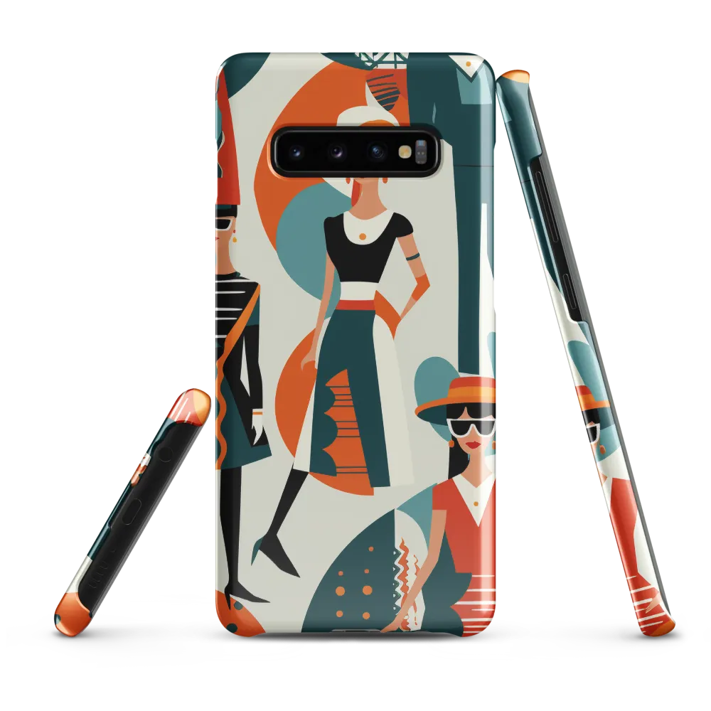 Chic Figures in Pop Art | Phone Case |  S10 Plus | Snap Case | Glossy