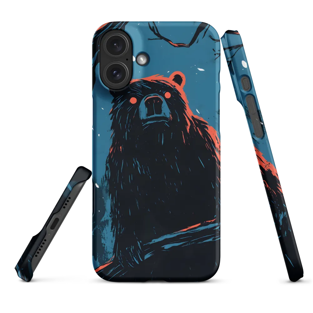 Eerie Majesty: A Bear in the Night