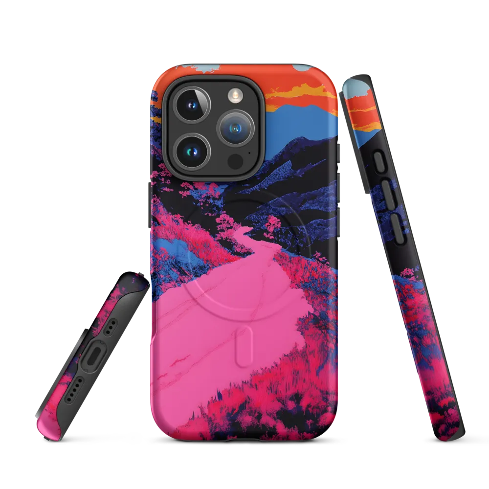 Ethereal Landscape in Vivid Hues | Phone Case |  16 Pro | MagSafe® Tough Case | Matte