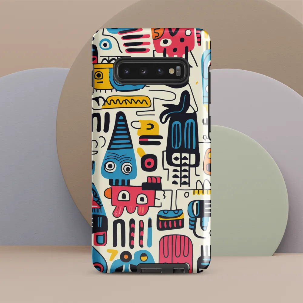 Vibrant Whimsy | Phone Case |  S10 Plus | Tough Case | Glossy