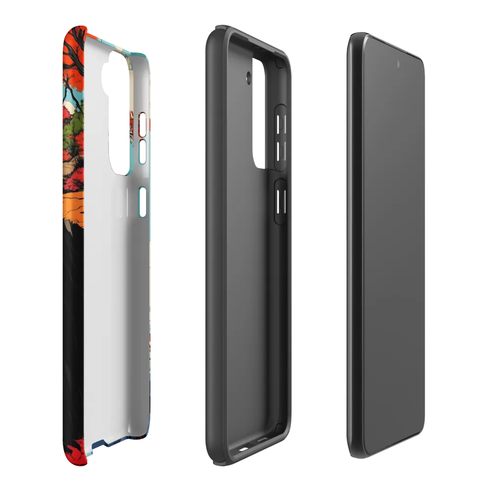 Whispers of the Cliff House | Phone Case |  S21 Plus | Tough Case | Matte