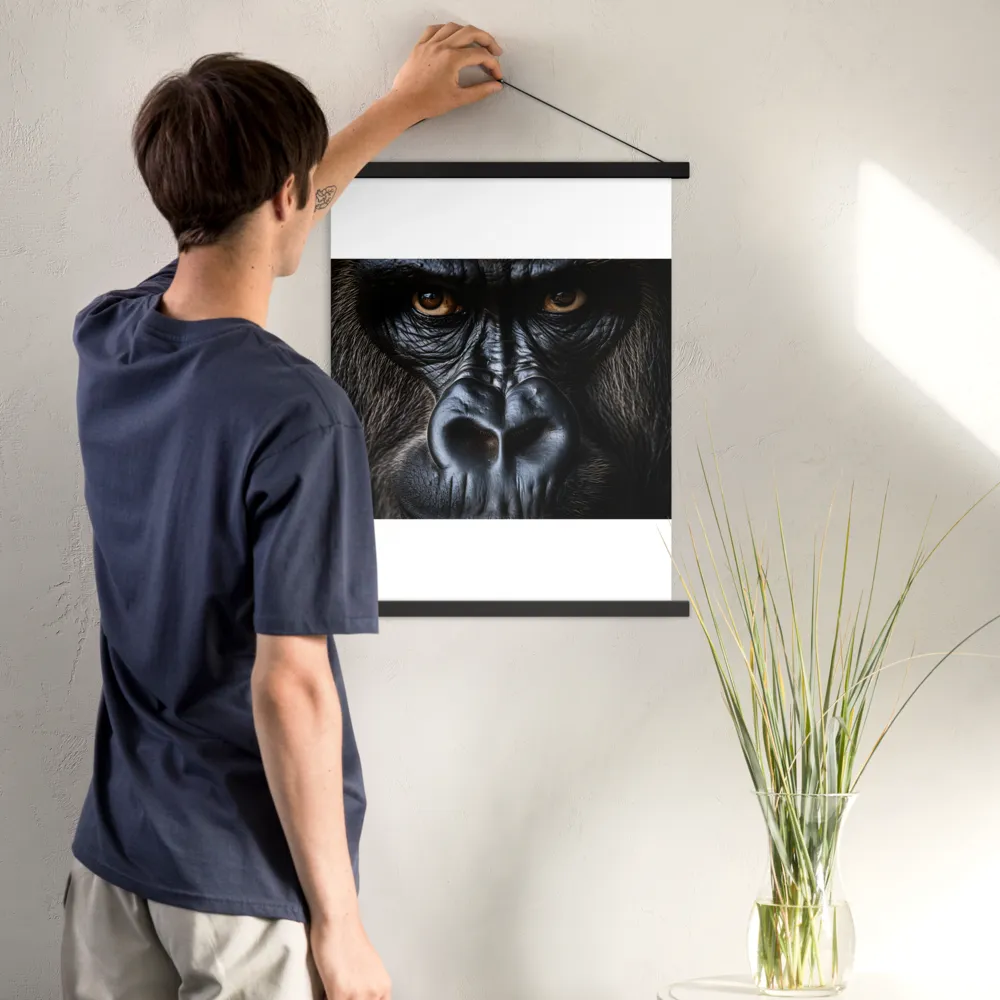 Gaze of the Wild: A Gorilla's Portrait
