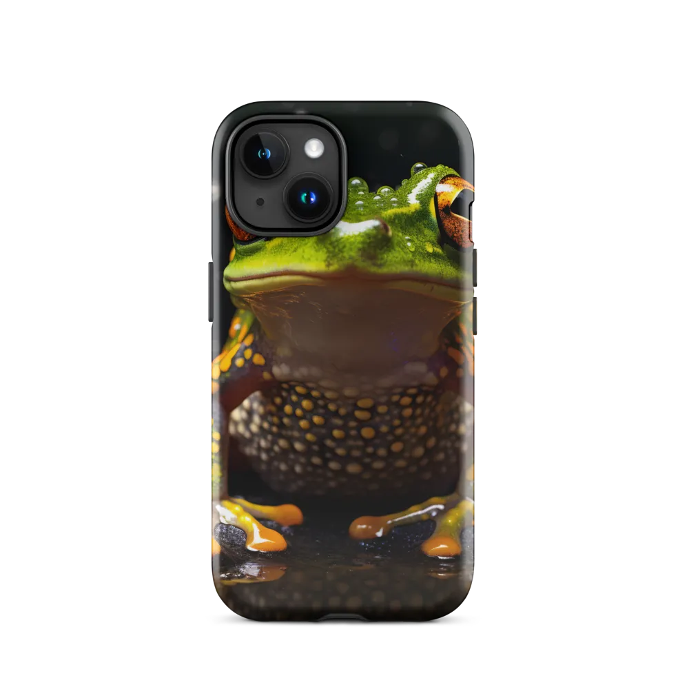 Emerald Elegance: The Frog in Focus
