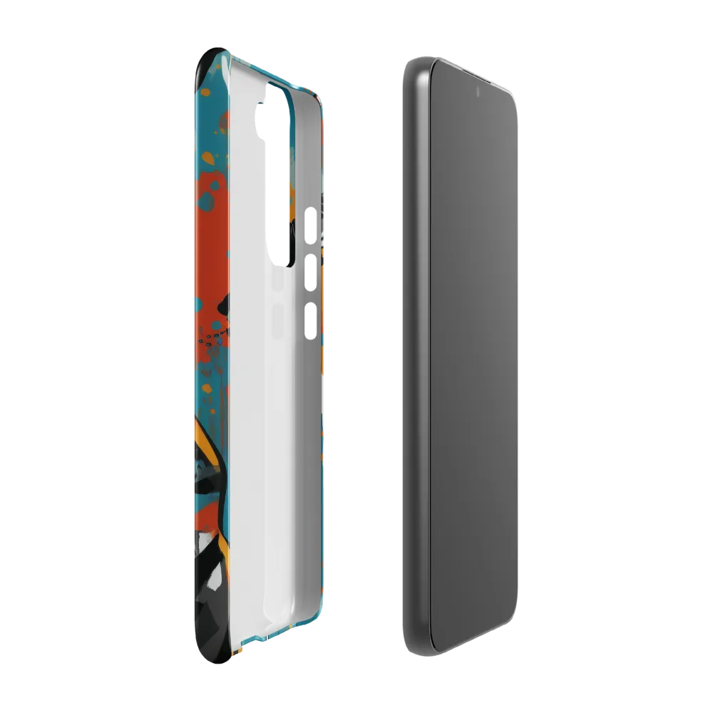 Dynamic Antelope in Vivid Abstract