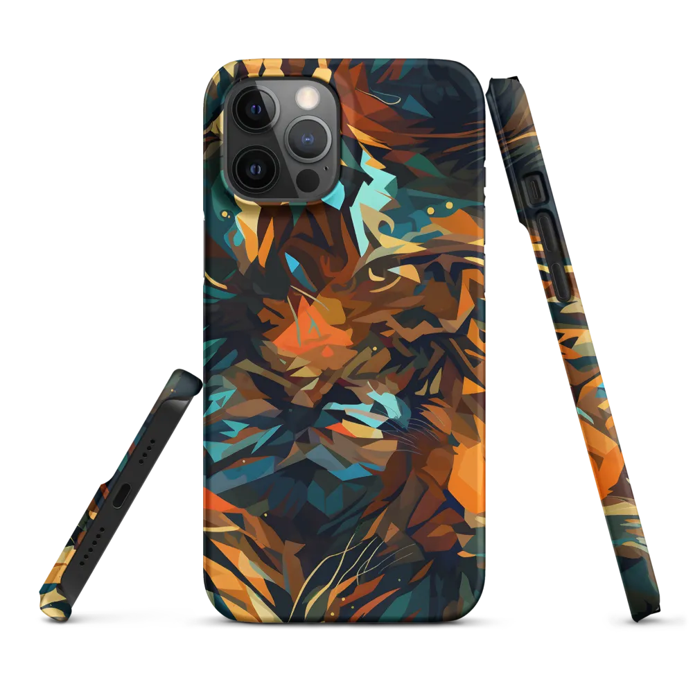 Wild Symphony: Abstract Tigers | Phone Case |  12 Pro Max | Snap Case | Matte