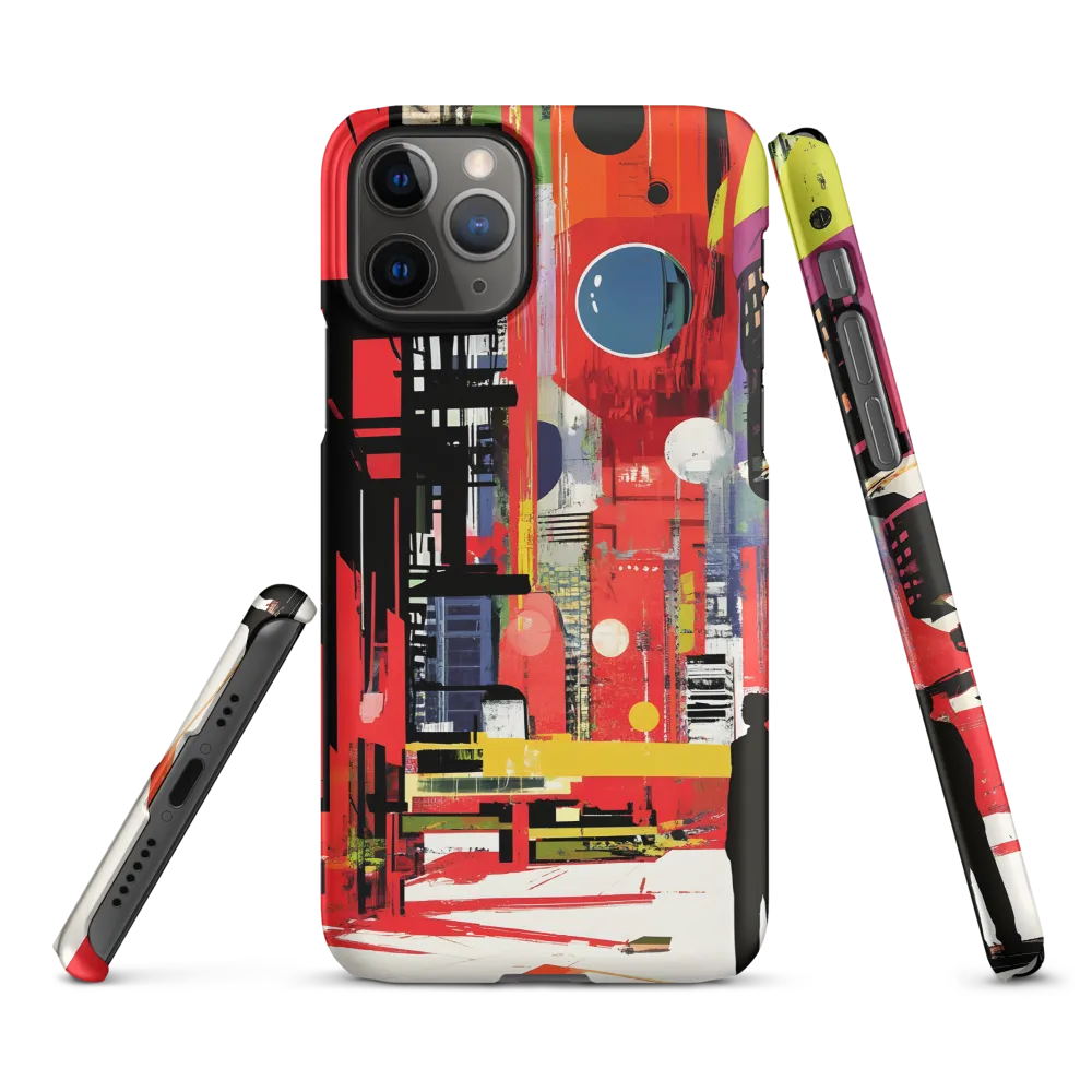 Urban Echoes: A Futuristic Reverie | Phone Case |  11 Pro | Snap Case | Matte