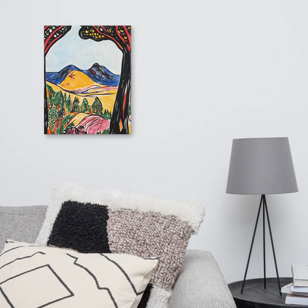 Vibrant Nature's Embrace | Canvas | 16″×20″