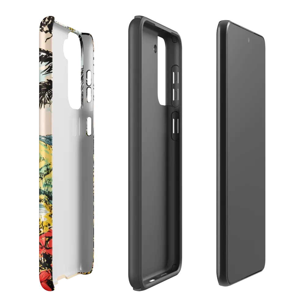 Tropical Serenity | Phone Case |  S21 Plus | Tough Case | Matte
