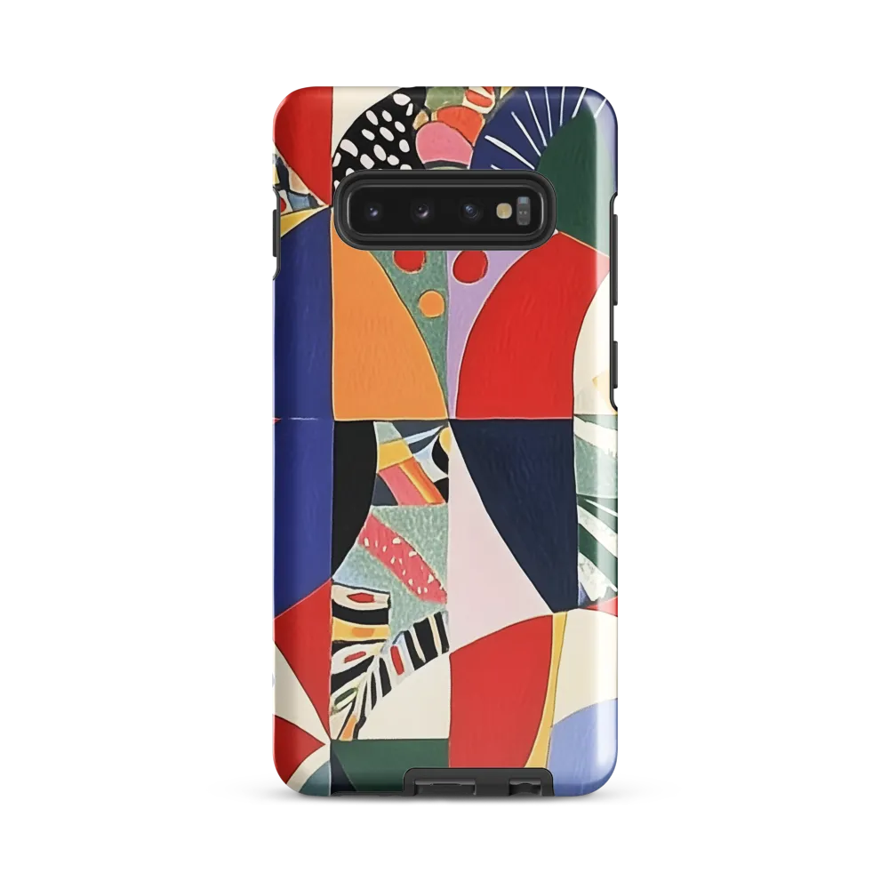 Dynamic Mosaic Symmetry | Phone Case |  S10 Plus | Tough Case | Glossy