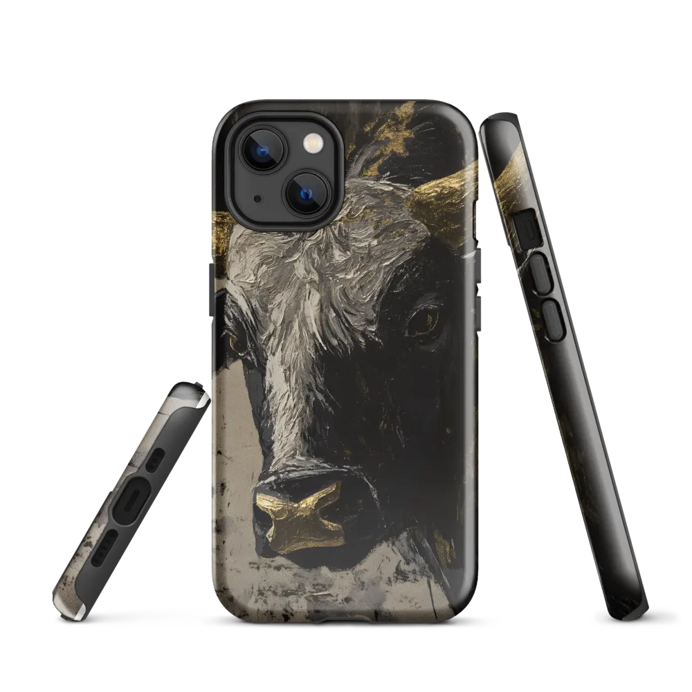 Majestic Bull: The Power in Black and Gold