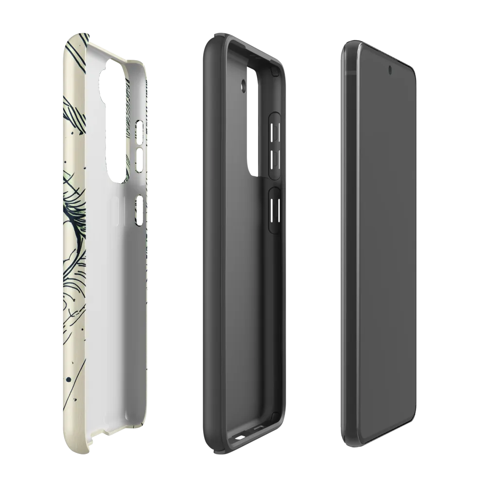 Observant Gaze | Phone Case |  S21 FE | Tough Case | Matte