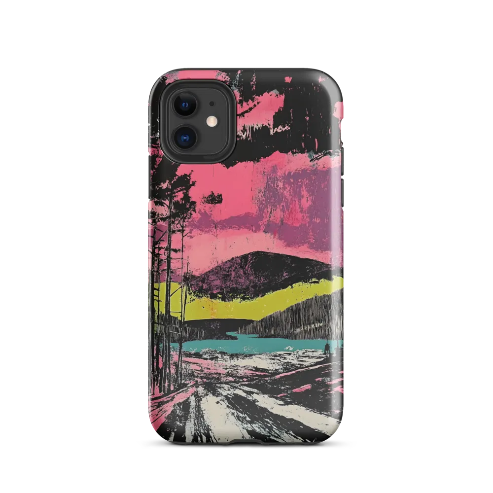 Vibrant Horizons: A Landscape in Contrast