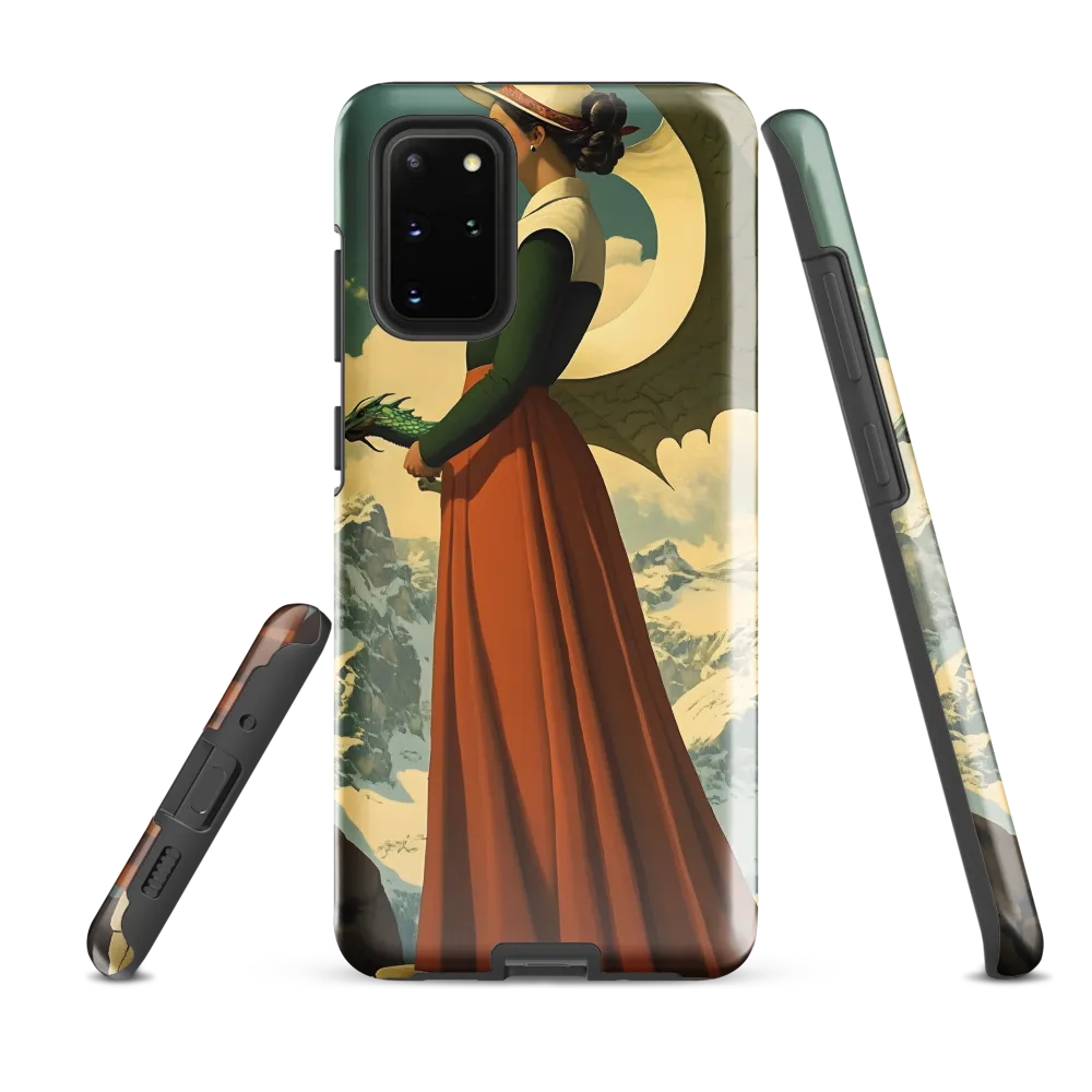 Mystic Harmony: The Dragon Keeper | Phone Case |  S20 Plus | Tough Case | Glossy
