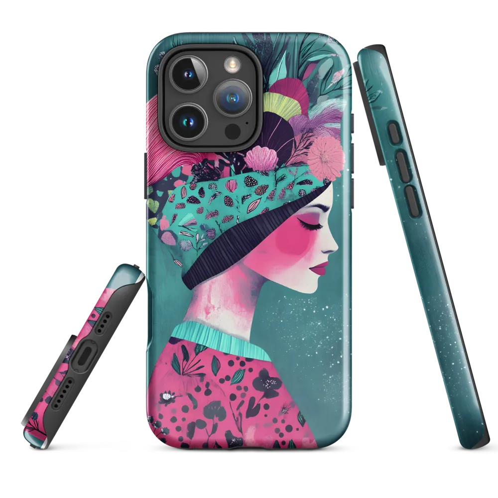 Whimsical Floral Portrait