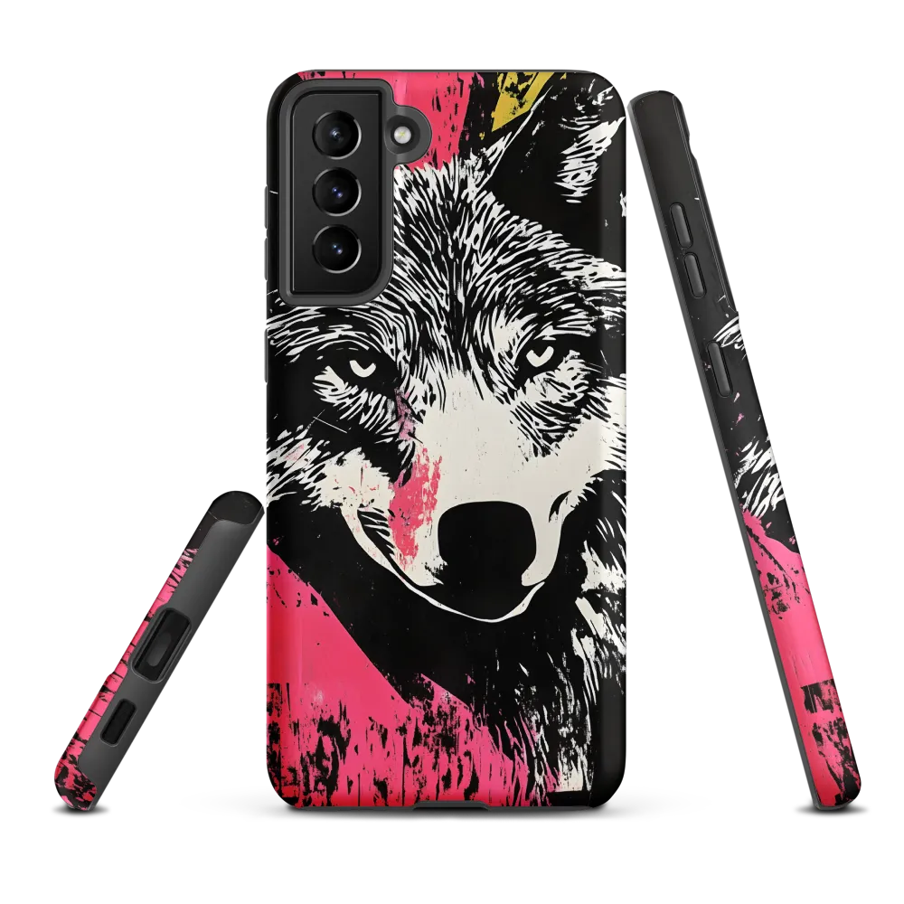 Intense Gaze of the Wolf