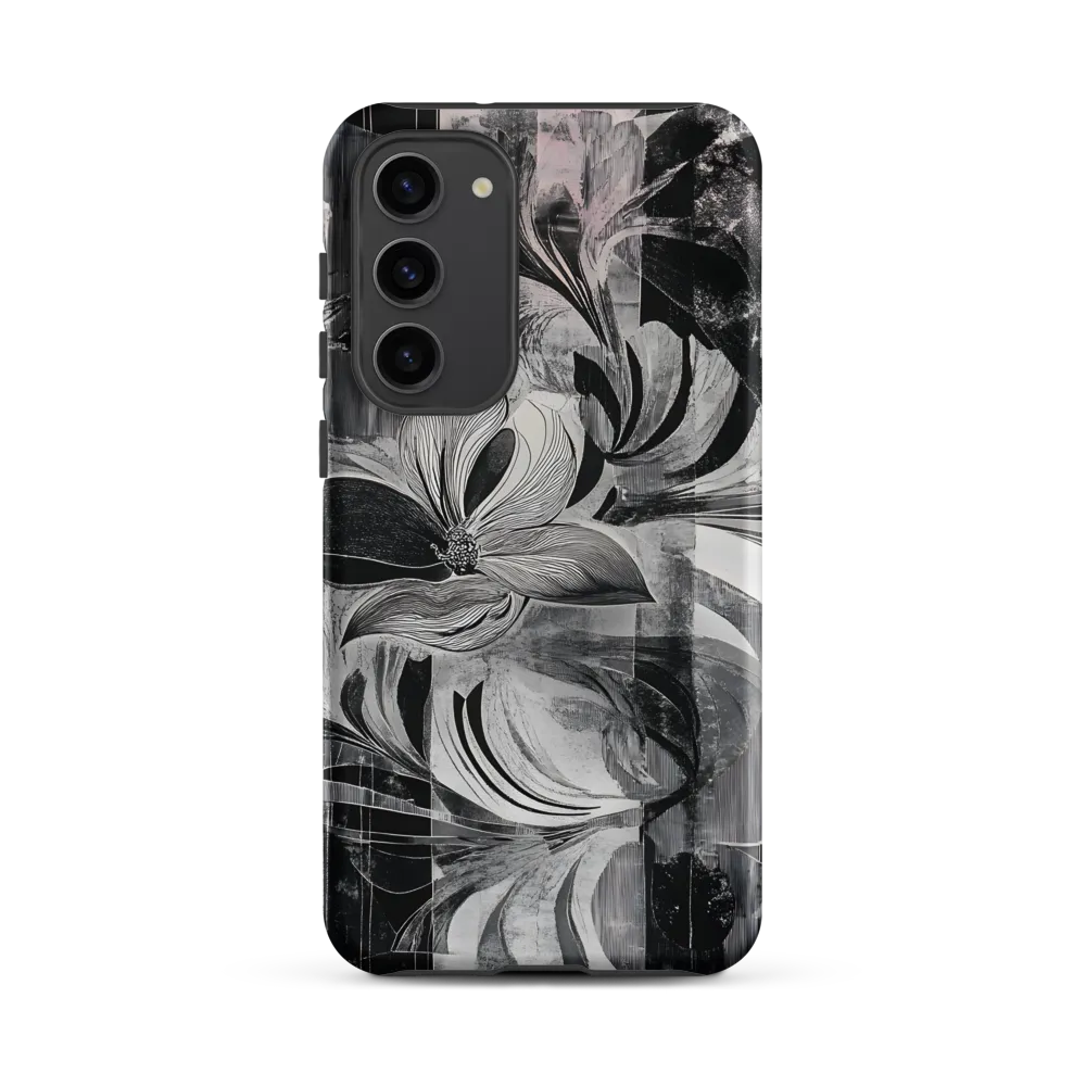 Floral Fusion in Monochrome