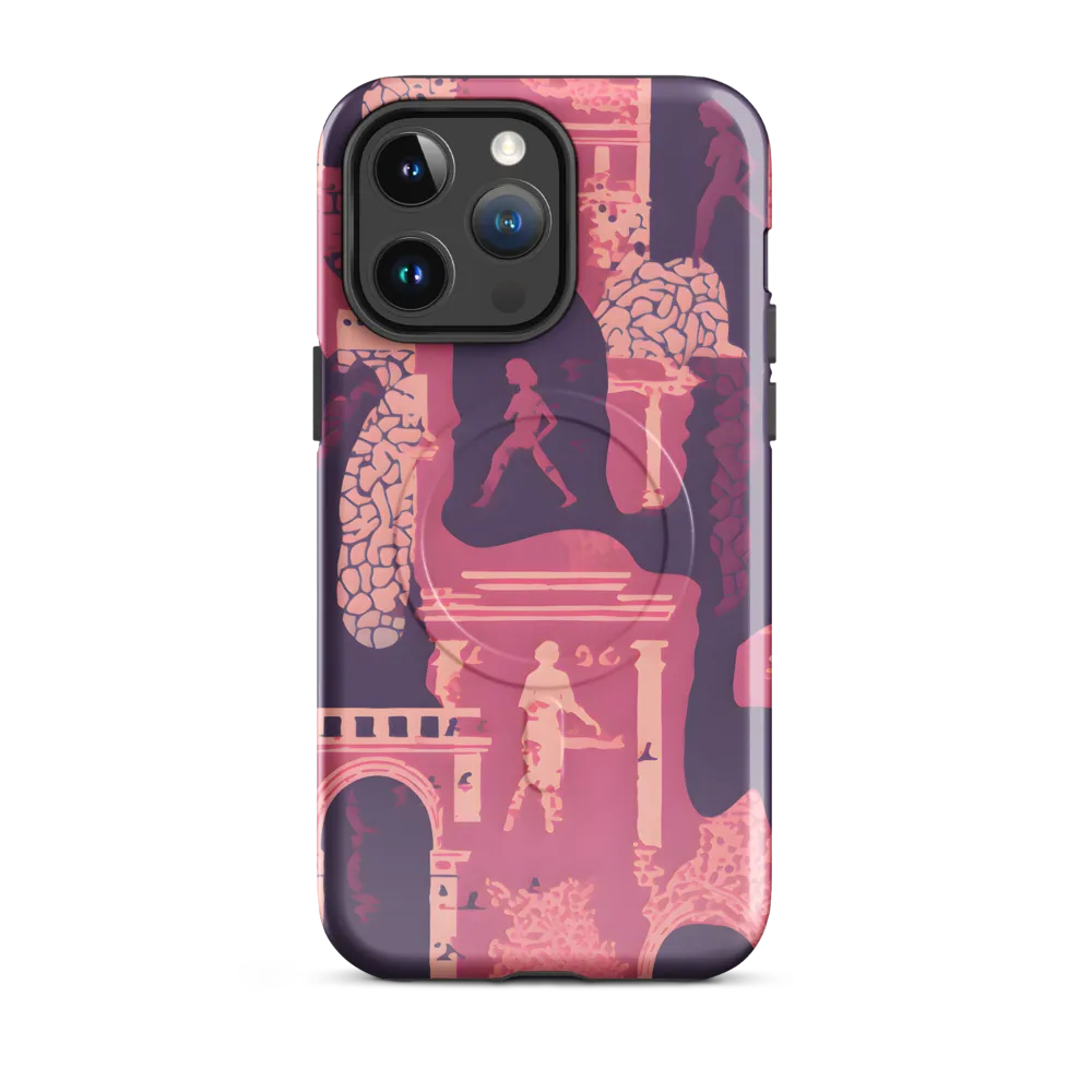 Whimsical Interplay of Figures and Architecture