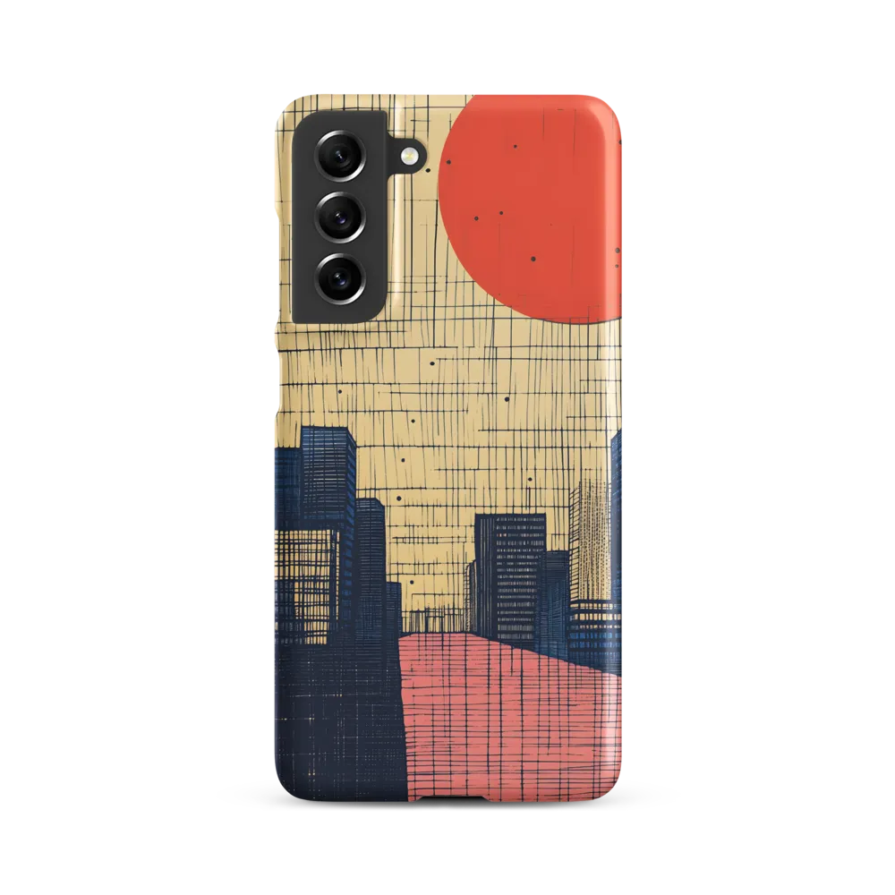 Urban Echoes: A Minimalist Cityscape