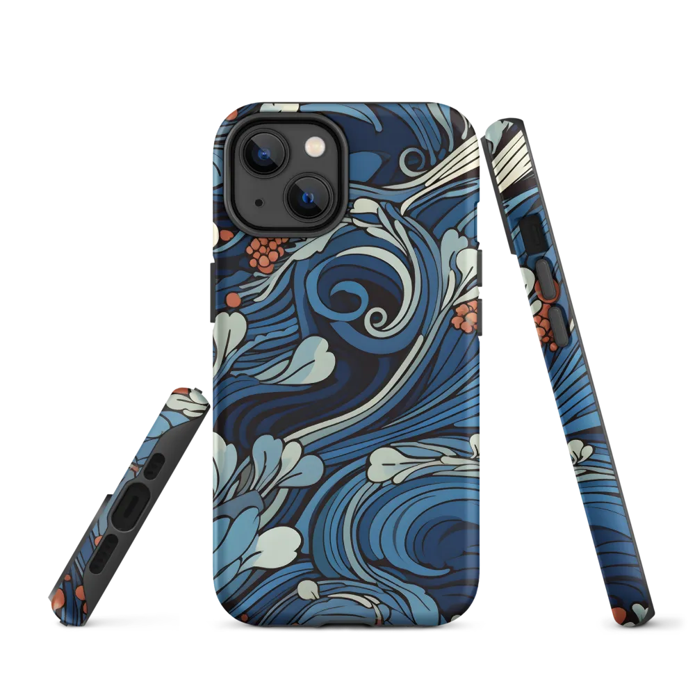 Nature's Elegance: An Oceanic Tapestry | Phone Case |  14 | Tough Case | Matte