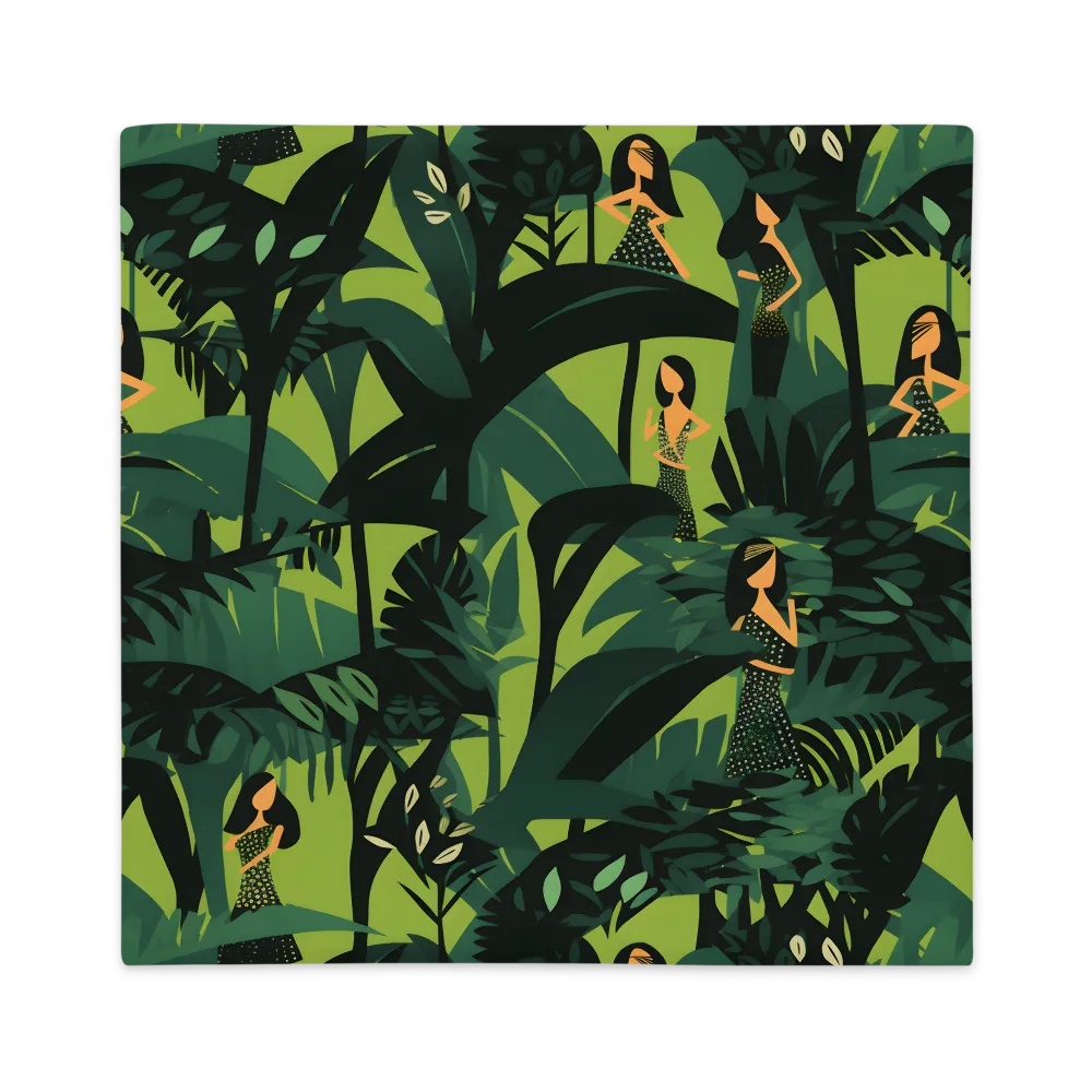 Harmony in Green | Pillow Case | 22″×22″