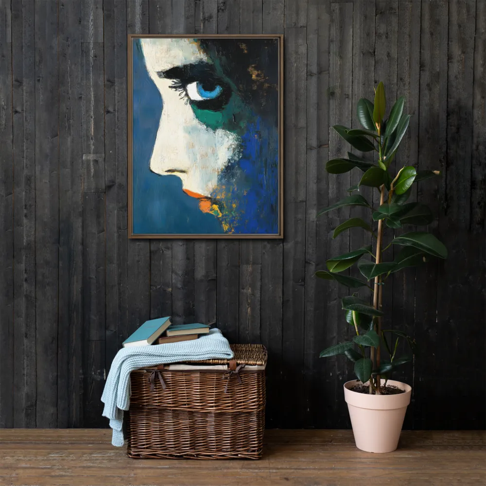 Reflections of Emotion | Canvas with Brown Frame | 24″×32″