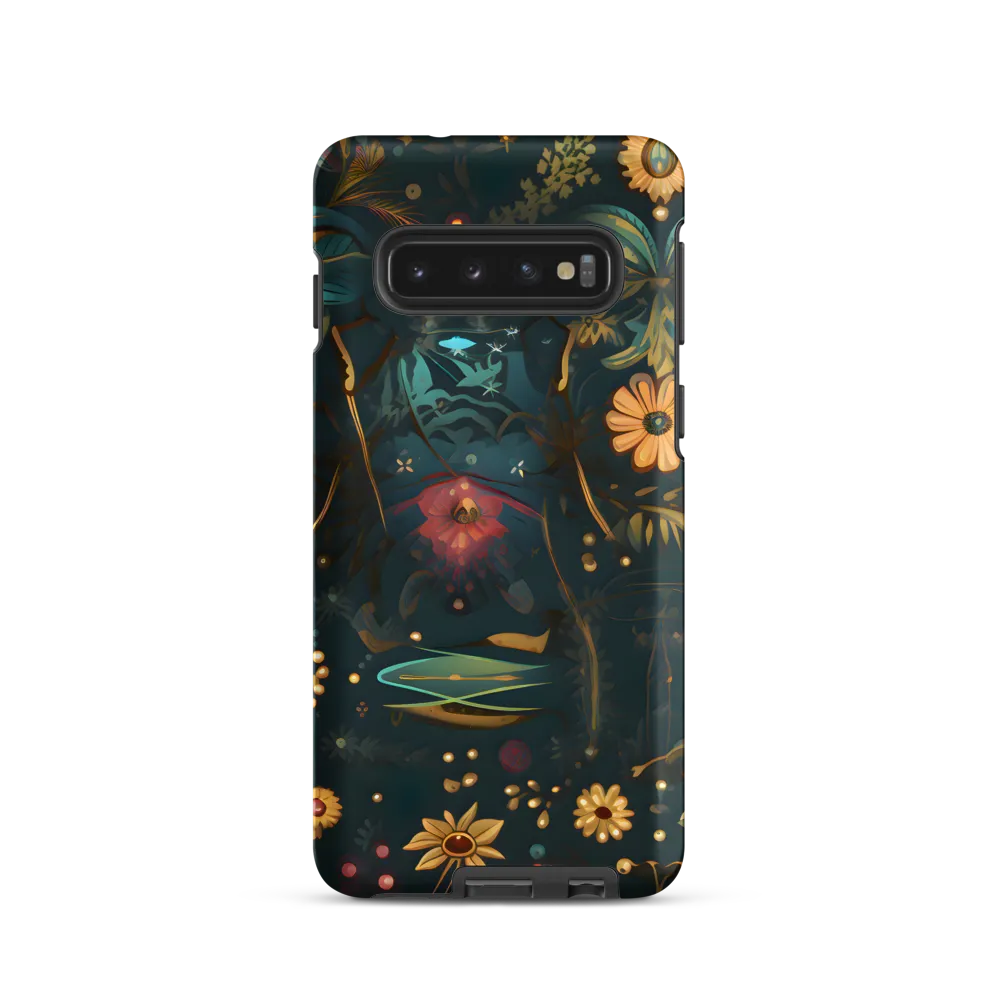 Whimsy in Flora: An Art Nouveau Journey | Phone Case |  S10 | Tough Case | Matte